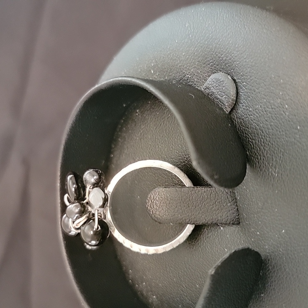 Silver and gemstone ring - Picture 2 of 4
